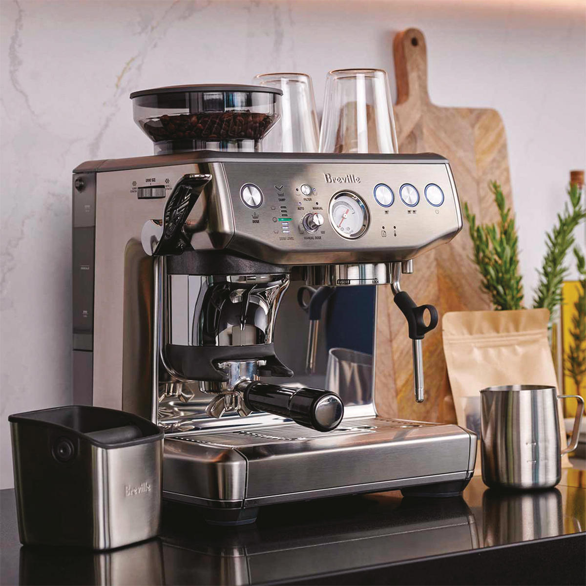 Breville Barista Express Impress Espresso Machine — image 7