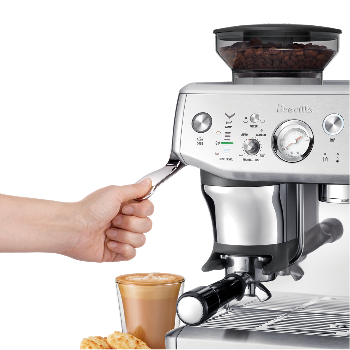 Breville Barista Express Impress Espresso Machine — image 3